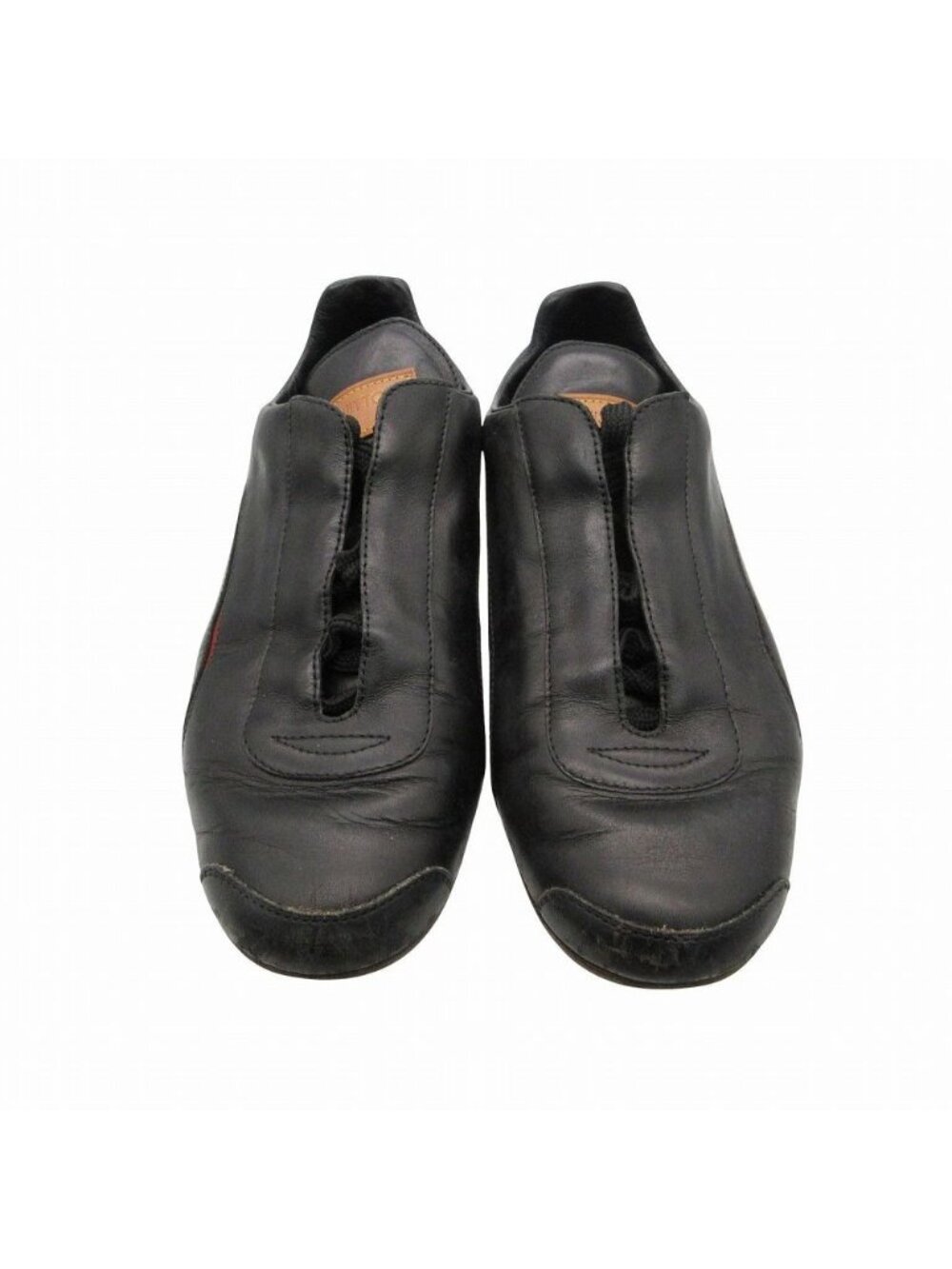 Louis Vuitton Black Leather Sneakers Shoes 35 - Picture 3 of 10